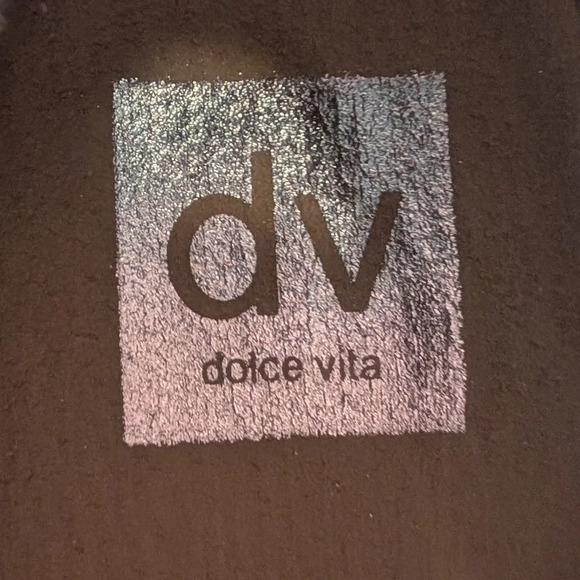 Dolce Vita Temecula Tan Faux Suede Platform Classic Chunky Heel Loafers Size 9.5 - Picture 10 of 10